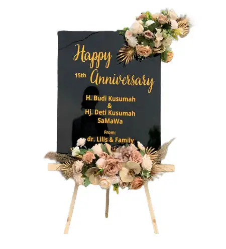 Papan Bunga Akrilik Meninjo