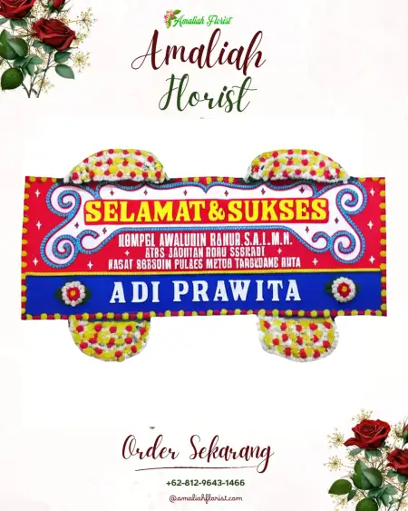 Papan Bunga Ucapan Selamat Meninjo